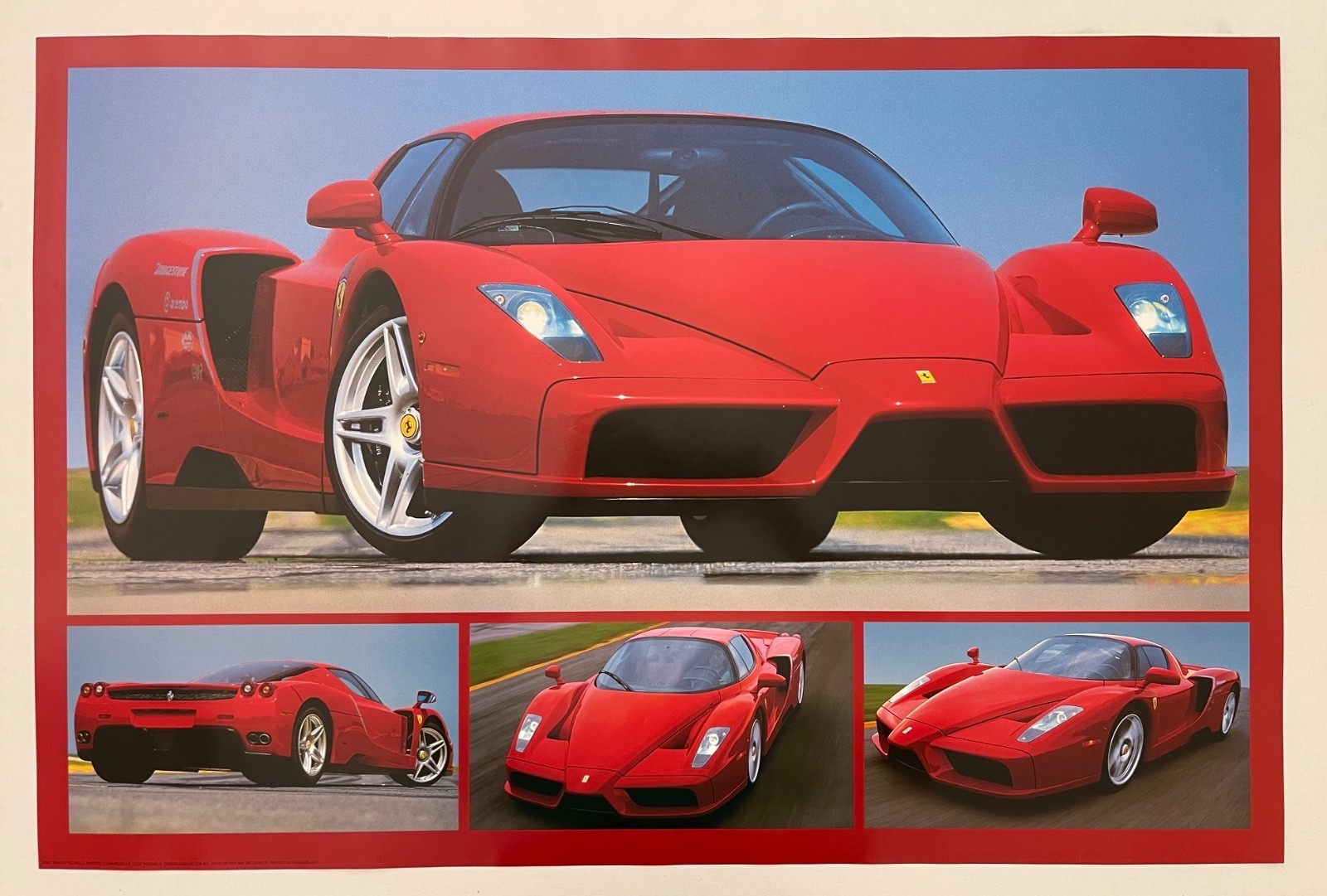 A Ferrari Enzo wall poster